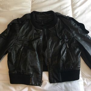 BCBG Leather Jacket